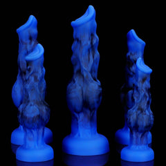 Silicone Dog Knot Dildo - Realistic Fantasy Toy for Women & Men - Passion Pulse Adult