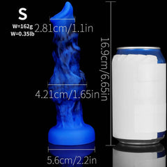 Silicone Dog Knot Dildo - Realistic Fantasy Toy for Women & Men - Passion Pulse Adult