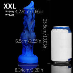 Silicone Dog Knot Dildo - Realistic Fantasy Toy for Women & Men - Passion Pulse Adult