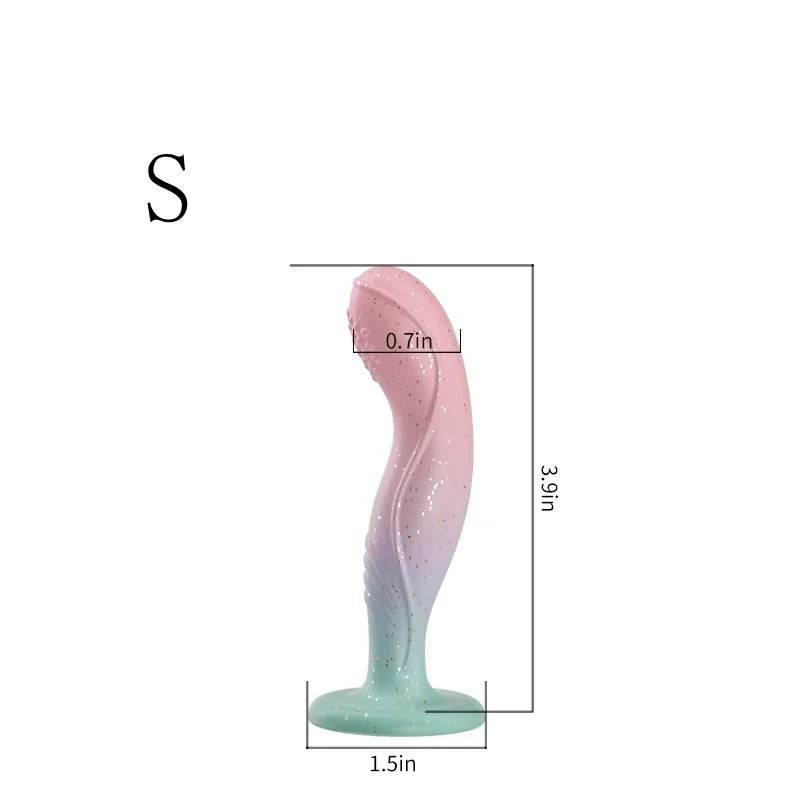 Realistic Liquid Silicone Horse Dildo – Huge Anal and Vaginal Toy for Women - Passion Pulse Adult