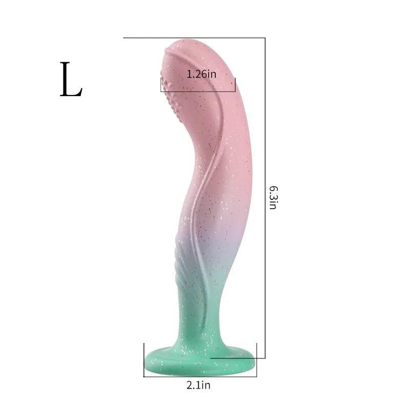 Realistic Liquid Silicone Horse Dildo – Huge Anal and Vaginal Toy for Women - Passion Pulse Adult