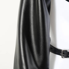 PU Bondage Jacket with Hand and Arm Restraints | Slave Training BDSM Cosplay Fetish Gear for Couples - Passion Pulse Adult