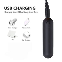 USB Charge Powerful Bullet Vibrator Women Clitoral Stimulator Vaginal G Spot Masturbation 10 Speed Vibrators Adult Sex Toys - Passion Pulse Adult