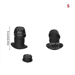 Hollow Silicone Anal Plug – Beaded Tunnel Dilator for Enema and Prostate Massage - Passion Pulse Adult