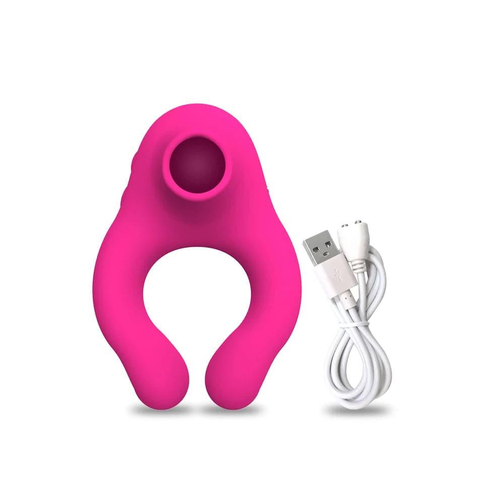 TLUDA Vibrator Cock Rings Sucking Penis Ring - Passion Pulse Adult