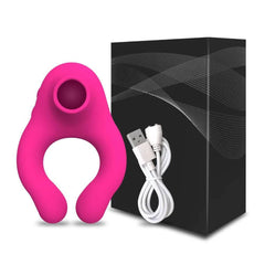 TLUDA Vibrator Cock Rings Sucking Penis Ring - Passion Pulse Adult