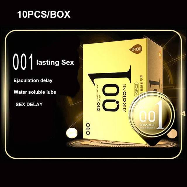 0.01mm Ultra-Thin Natural Latex Condoms - Passion Pulse Adult