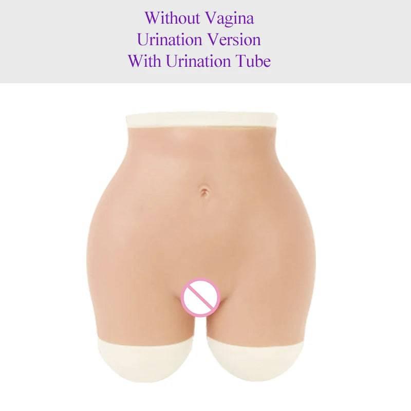 ROANYER Padded Hip Enhancer Silicone Panties: Crossdresser Fake Ass with Rich Buttocks and Vagina, Soft Underwear Male to Female Transformation - Passion Pulse Adult