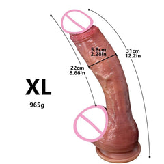 Super Long Realistic Silicone Dildo - Passion Pulse Adult