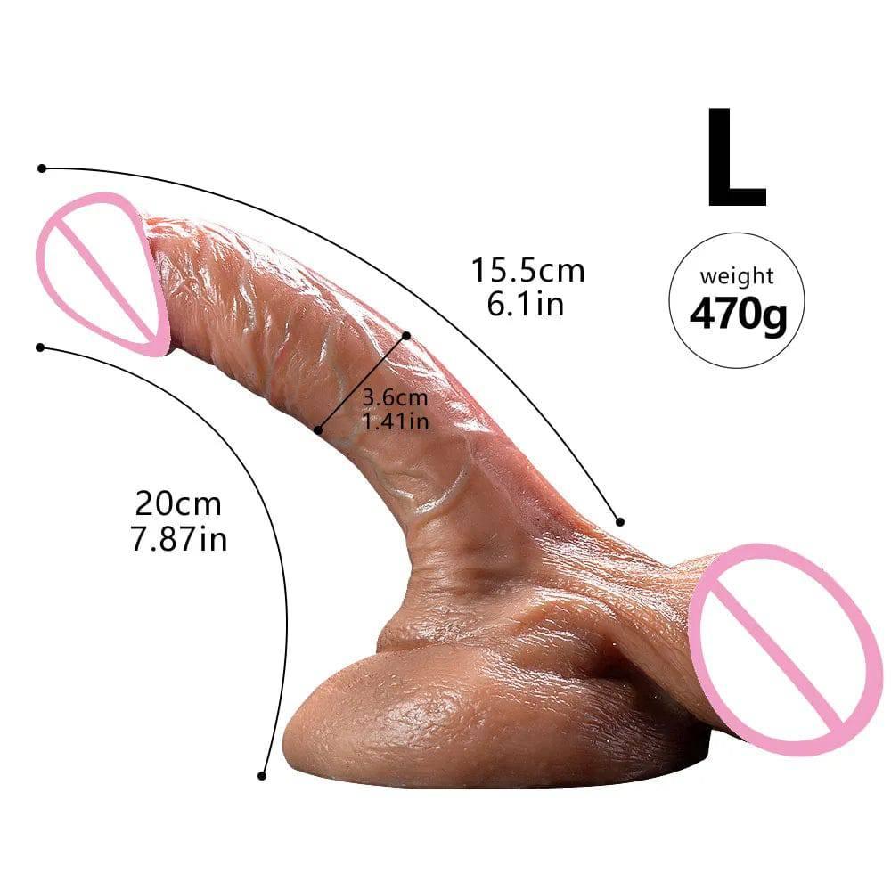 Super Long Realistic Silicone Dildo - Passion Pulse Adult