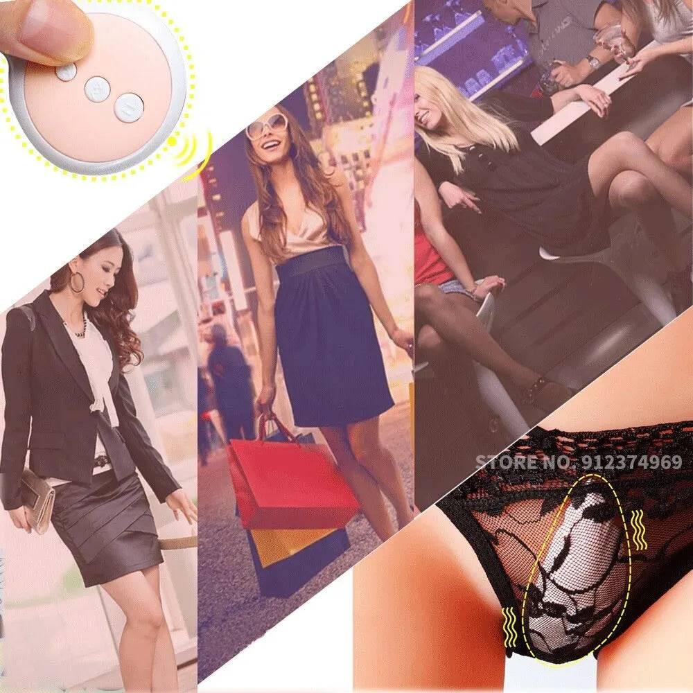 Remote-Controlled Panty Dildo Vibrator – Clitoral & Vaginal Stimulator for Women - Passion Pulse Adult