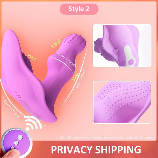 Remote-Controlled Panty Dildo Vibrator – Clitoral & Vaginal Stimulator for Women - Passion Pulse Adult