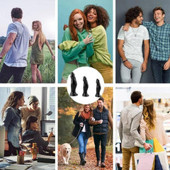 Realistic Ribbed Monster Dildo – TPR Suction Cup Dildo for Anal and Vaginal Play - Passion Pulse Adult