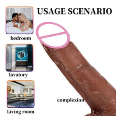 Realistic Penis Automatic Retractable Heated Swing Vibrator with Remote Control Sex Toy for Woman Masturbator Dildo Adult shop - Passion Pulse Adult