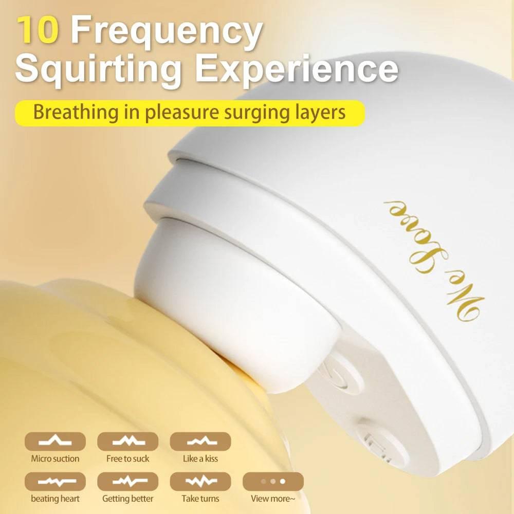 Powerful Sucking Vibrator – Clit & Nipple Vacuum Stimulator - Passion Pulse Adult