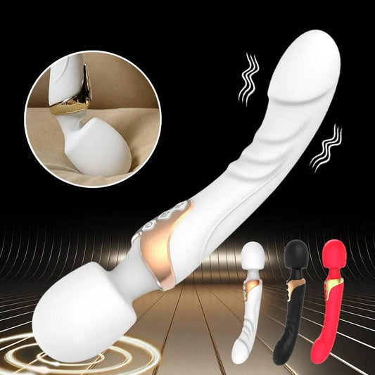 Powerful Wand Vibrator for Women – 10 Modes Clitoral & G-Spot - Passion Pulse Adult