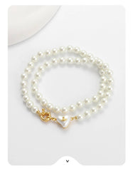 Queen's Heart Exquisite Pearl Necklace - Passion Pulse Adult