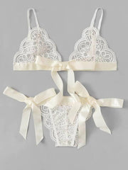 Big Bow Split Lingerie - Passion Pulse Adult