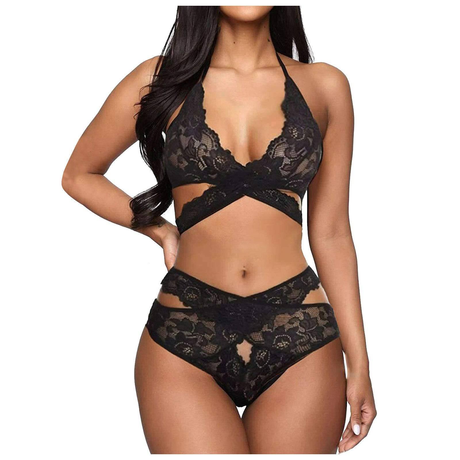 Sensual Lace Two-Piece - Passion Pulse Adult