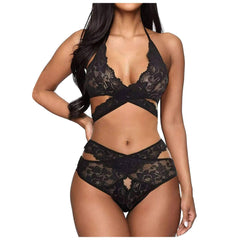 Sensual Lace Two-Piece - Passion Pulse Adult