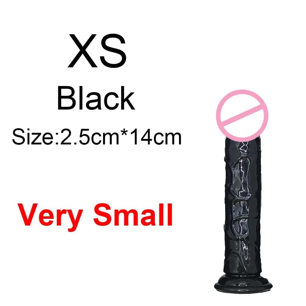 Transparent Jelly Dildo – Large Suction Cup Dildo in 5 Colors for Anal & Vaginal Play - Passion Pulse Adult