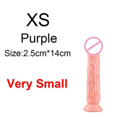 Transparent Jelly Dildo – Large Suction Cup Dildo in 5 Colors for Anal & Vaginal Play - Passion Pulse Adult