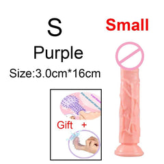 Transparent Jelly Dildo – Large Suction Cup Dildo in 5 Colors for Anal & Vaginal Play - Passion Pulse Adult