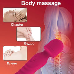 Powerful AV Magic Wand Vibrator – G-Spot & Clitoral Massager for Women - Passion Pulse Adult