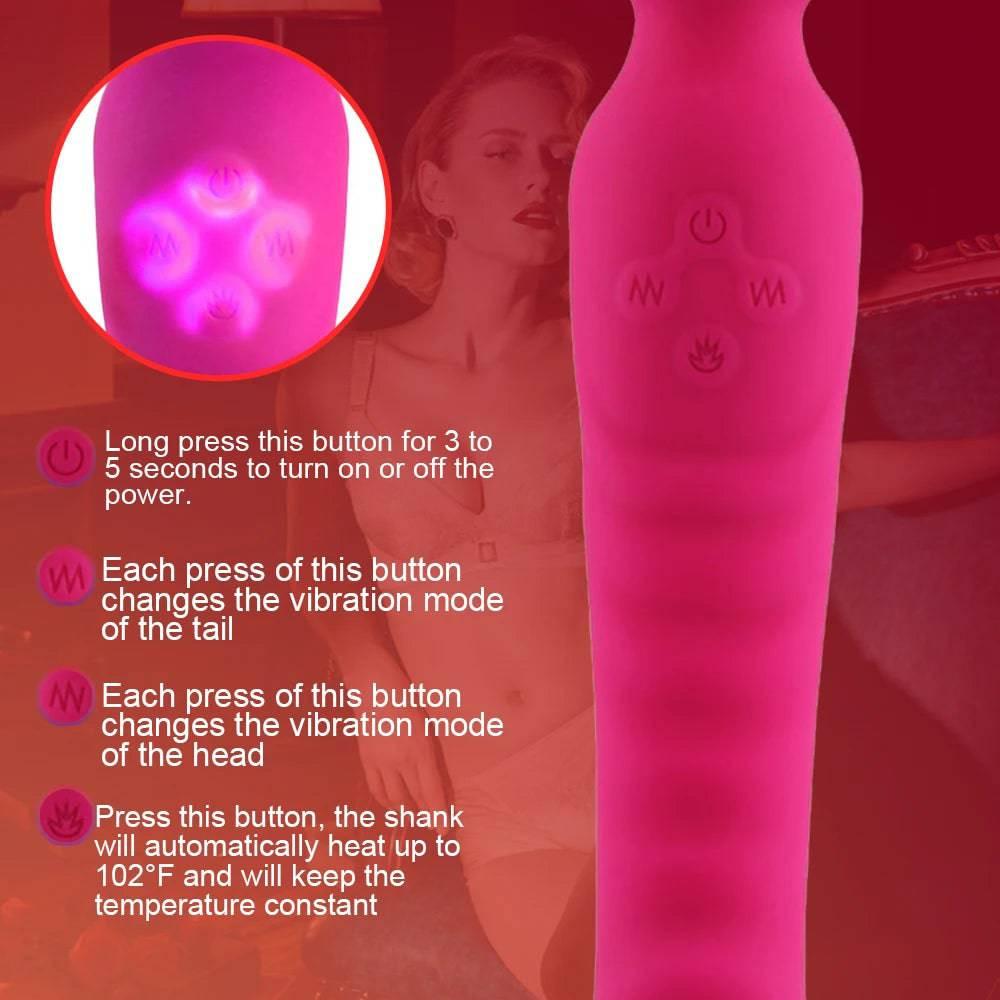 Powerful AV Magic Wand Vibrator – G-Spot & Clitoral Massager for Women - Passion Pulse Adult