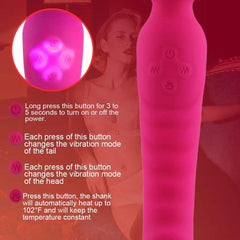 Powerful AV Magic Wand Vibrator – G-Spot & Clitoral Massager for Women - Passion Pulse Adult