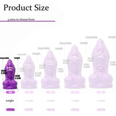 Oieffur Large Ejaculation Dildo With Enema Ball Squirt Liquid Purple Squirting Penis With Suction Cup Sex Toys For Men And Women - Passion Pulse Adult