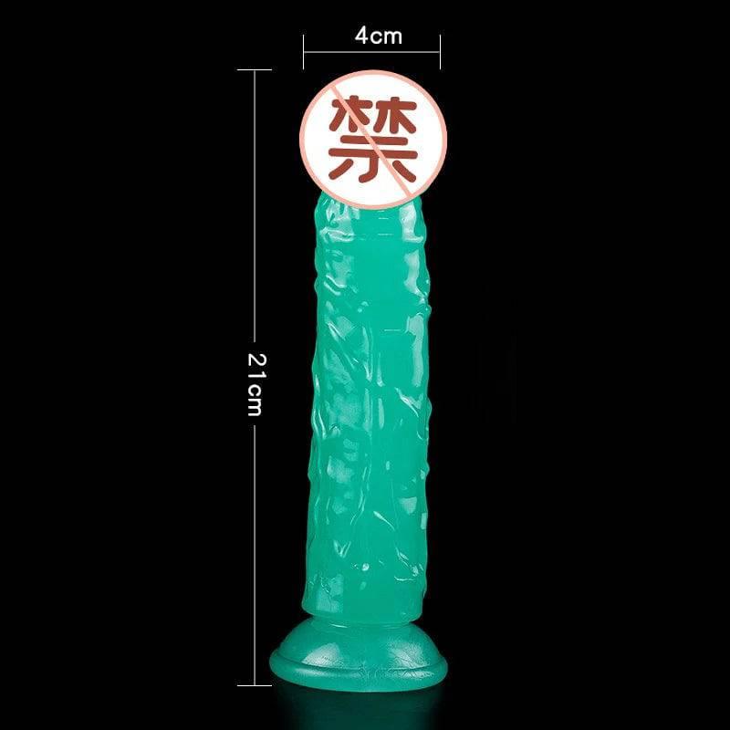 Luminous Realistic Dildo – S/M/L/XL/XXL Sizes with Suction Cup for Women & Couples - Passion Pulse Adult