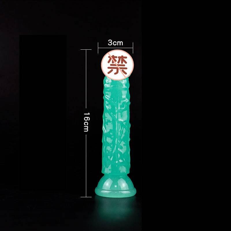 Luminous Realistic Dildo – S/M/L/XL/XXL Sizes with Suction Cup for Women & Couples - Passion Pulse Adult
