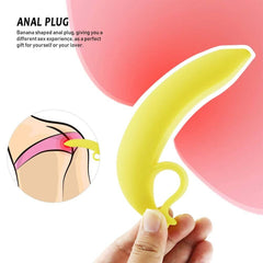 REALISTIC BANANA Dildo | 10" Flexible Silicone for Intimate Play - Passion Pulse Adult