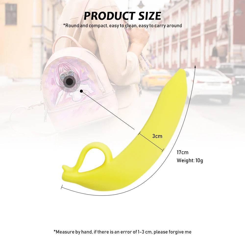 REALISTIC BANANA Dildo | 10" Flexible Silicone for Intimate Play - Passion Pulse Adult