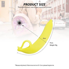 REALISTIC BANANA Dildo | 10" Flexible Silicone for Intimate Play - Passion Pulse Adult