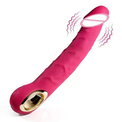 Realistic Silicone Dildo Vibrator – 10 Vibration Modes for G-Spot & Clitoral Stimulation - Passion Pulse Adult