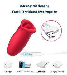 Multi-frequency Tongue Licking Clitoral Vibrator - Passion Pulse Adult