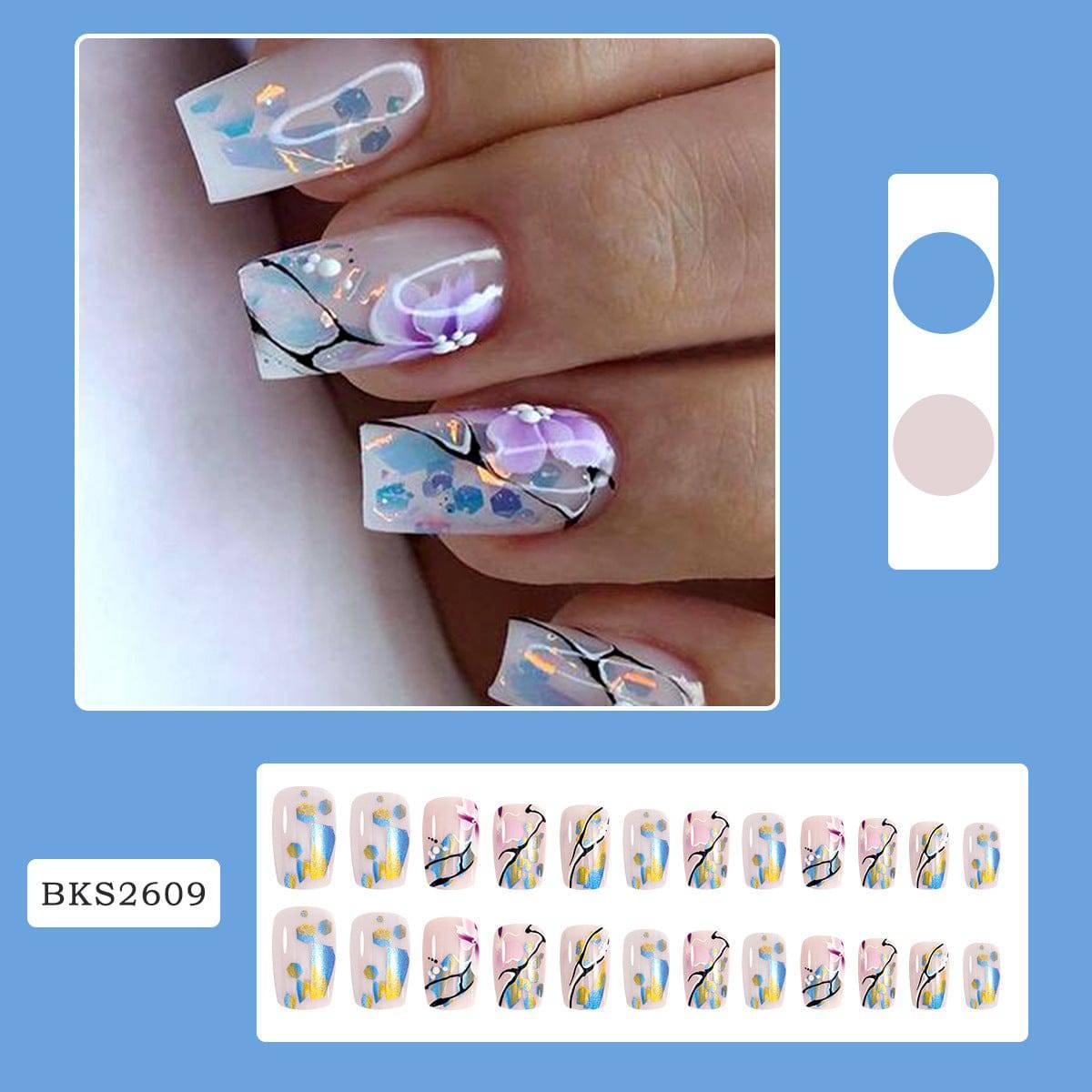 Summer Flower Armor Nail - Passion Pulse Adult