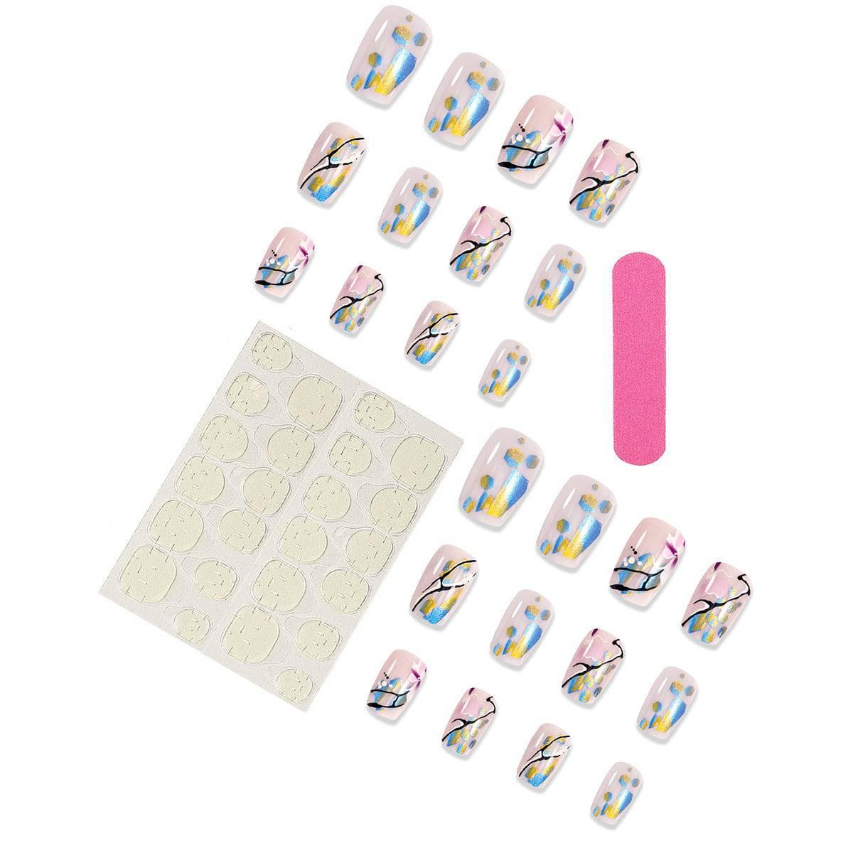 Summer Flower Armor Nail - Passion Pulse Adult