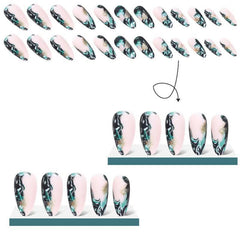 Green Smudged Armor Nail - Passion Pulse Adult