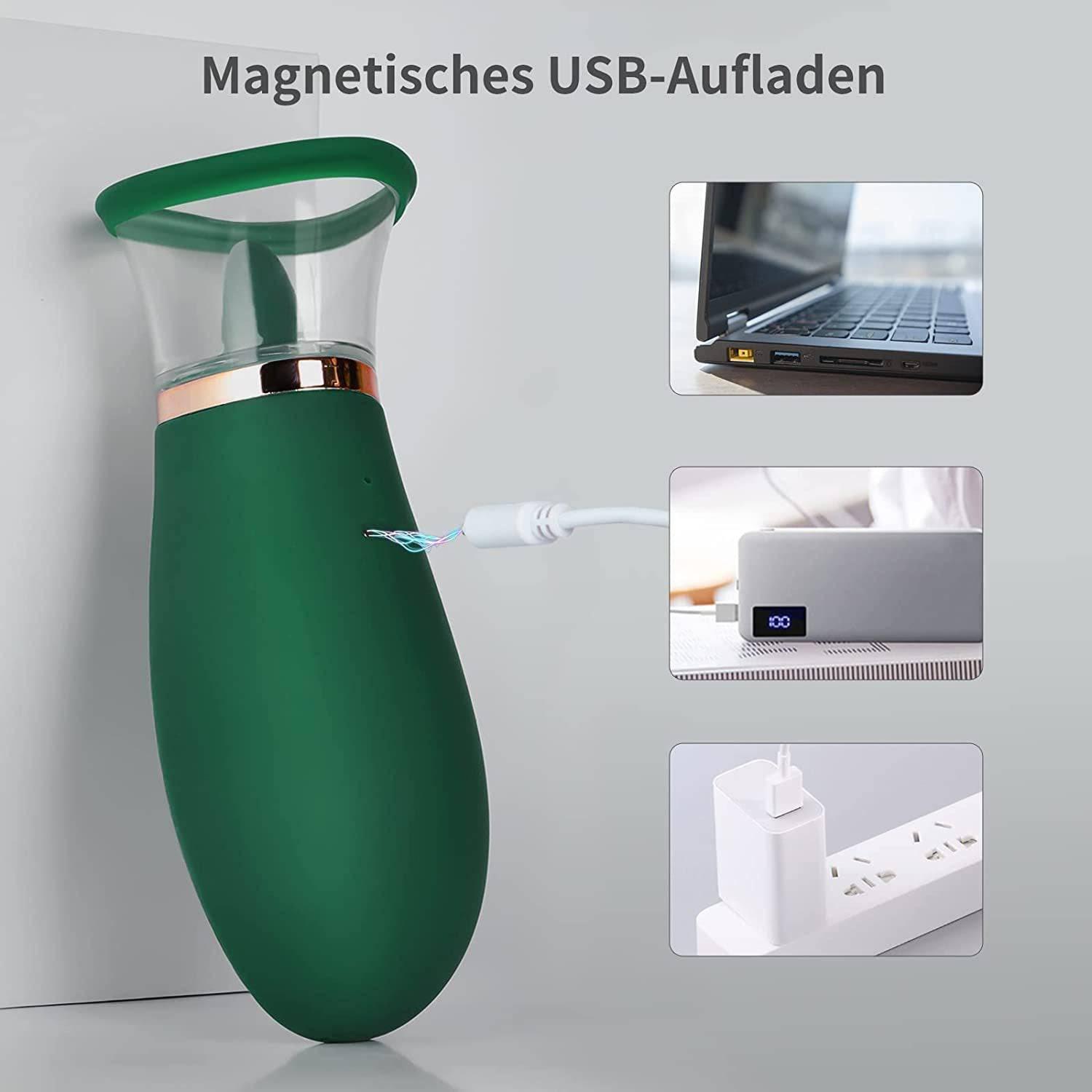 Saugen Sweet Tongue Licking Clitoral Vibrator - Passion Pulse Adult