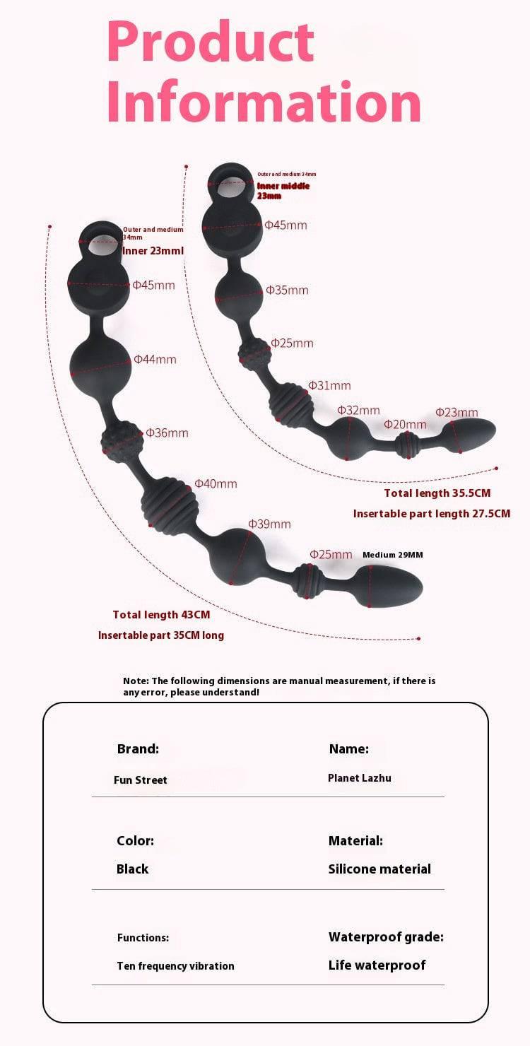 Unique Shape Beaded Anal Plug - Passion Pulse Adult