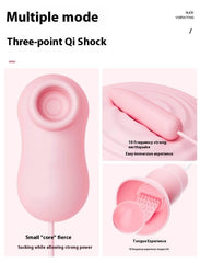 Tongue Sucking Remote Control Vibrator - Passion Pulse Adult