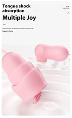 Tongue Sucking Remote Control Vibrator - Passion Pulse Adult