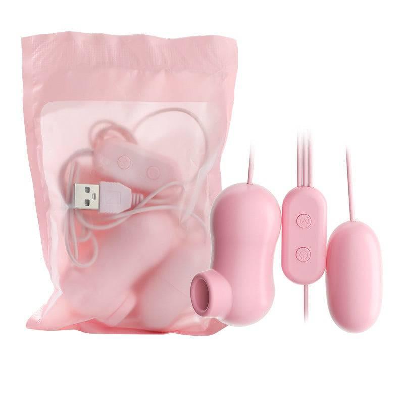 Tongue Sucking Remote Control Vibrator - Passion Pulse Adult