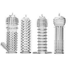 Crystal Wolf Tooth Penis Sleeve - Passion Pulse Adult