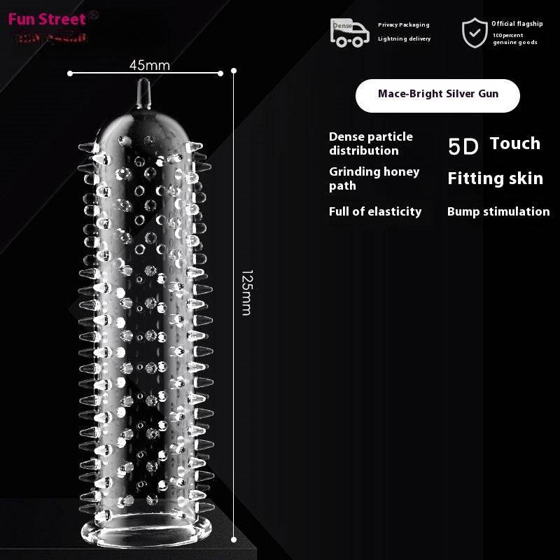 Crystal Wolf Tooth Penis Sleeve - Passion Pulse Adult