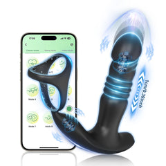 Vibrador PASSION PULSE con aplicación Bluetooth para hombres, estimulador de próstata remoto