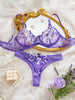 Conjunto de ropa interior de encaje ultrafino